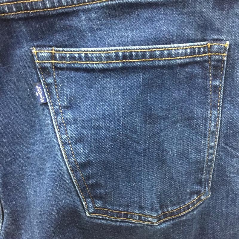 リーバイス Levi s パンツ デニム、ジーンズ デニムパンツ スリムパンツ ストレッチパンツ ジーンズ 33インチ 無地 インディゴ / インディゴ /  メンズ USED 古着 中古 10115783