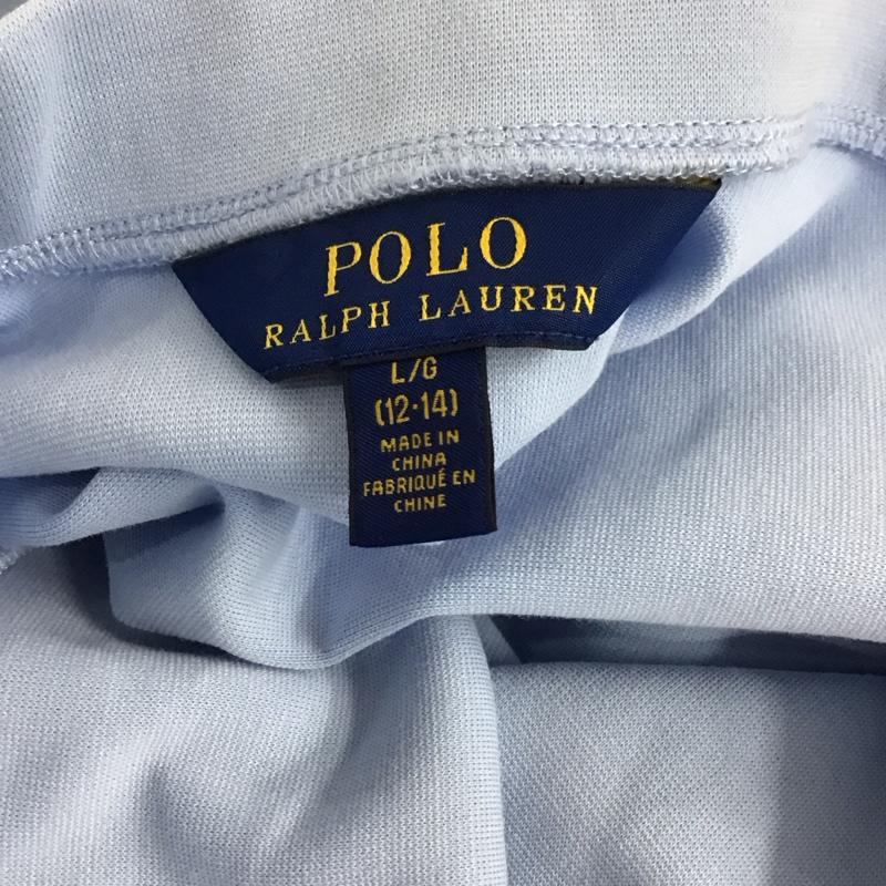 ポロラルフローレン POLO RALPH LAUREN スカート ミニスカート L 無地 水色 / ライトブルー /  ガールズ USED 古着 中古 10132810