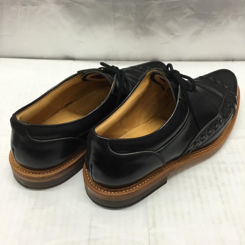 フラットヘッド The Flat Head 革靴 革靴 RJB ステッチ 8 無地 黒 / ブラック /  メンズ USED 古着 中古 10113962