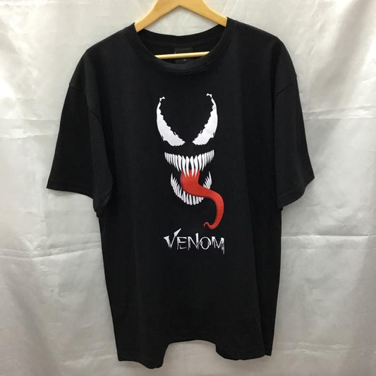 古着 USED Tシャツ 半袖 半袖カットソー プリントTシャツ クルーネックカットソー バンドTシャツ XL プリント 黒 / ブラック /  メンズ USED 古着 中古 10106908