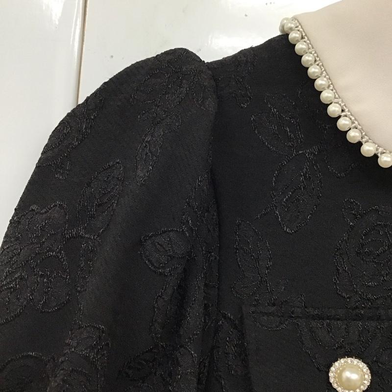 アンクルージュ ANKROUGE ワンピース ミニスカート M 無地 黒 / ブラック /  レディース USED 古着 中古 10120201
