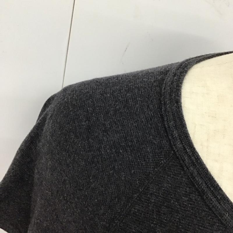 アールエイチリメイク H.R.REMAKE Tシャツ 半袖 ラグランスリーブ M 無地 チャコールグレー / チャコールグレー /  メンズ USED 古着 中古 10118130
