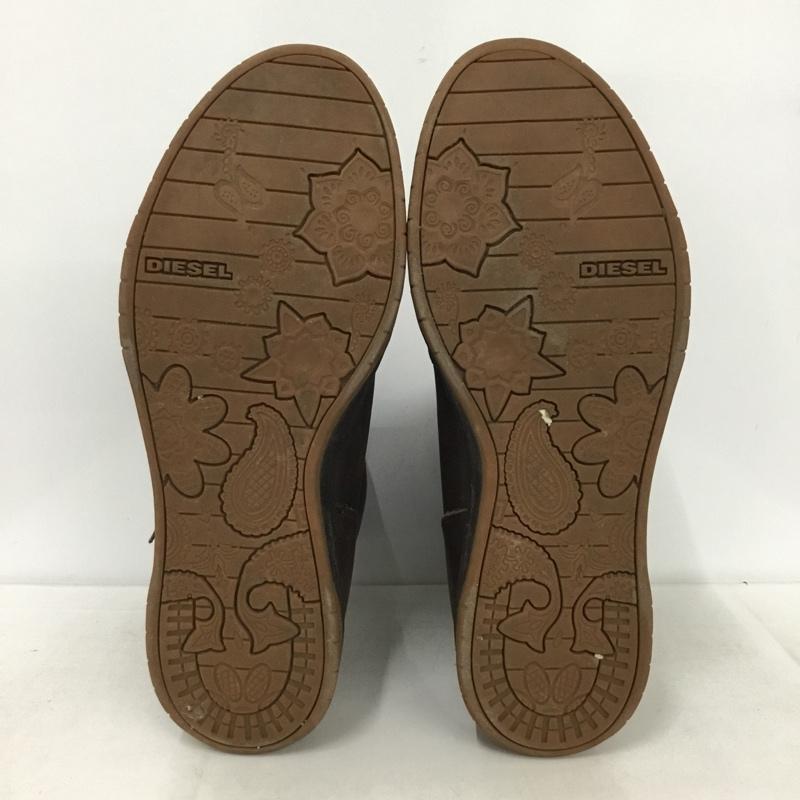 ディーゼル DIESEL ブーツ ショートブーツ Y00261 ショートエンジニアブーツ 28cm 28.0cm ワンポイント ダークブラウン / ダークブラウン /  メンズ USED 古着 中古 10149228