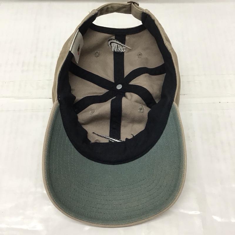 ナイキ NIKE 帽子 キャップ コットン ワンポイント ベージュ / ベージュ /  メンズ USED 古着 中古 10113445