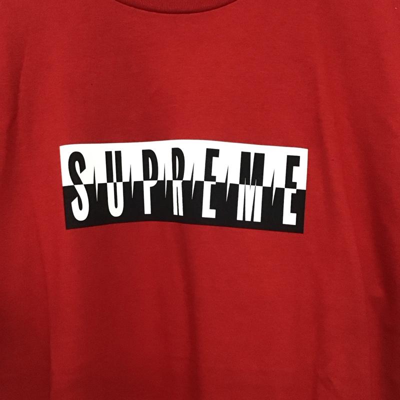シュプリーム Supreme Tシャツ 半袖 25fw splittee プリントTシャツ L ロゴ、文字 赤 / レッド /  メンズ USED 古着 中古 10147356
