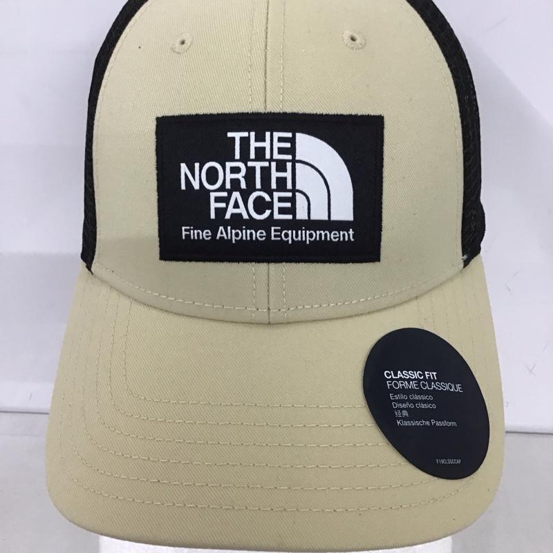 ザノースフェイス THE NORTH FACE 帽子 キャップ NF0A5FXA MUDDER TRUCKER メッシュキャップ タグ付き ロゴ、文字 ベージュ / ベージュ /  メンズ USED 古着 中古 10132510