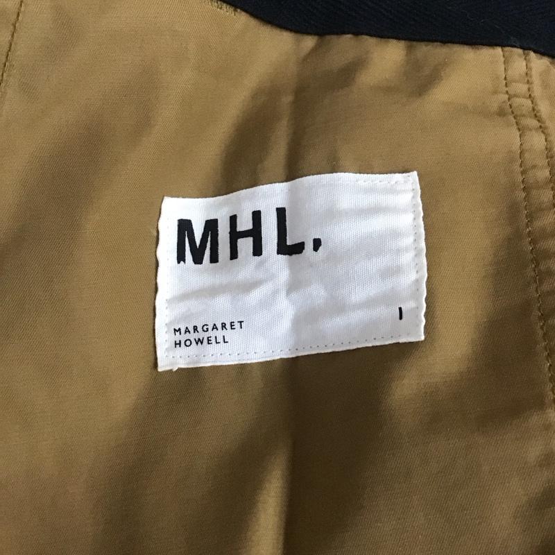 エムエイチエル MHL. スカート ひざ丈スカート 595-8232500 コットン 膝下丈 巻スカート ラップスカート 1 無地 ベージュ / ベージュ /  レディース USED 古着 中古 10108564