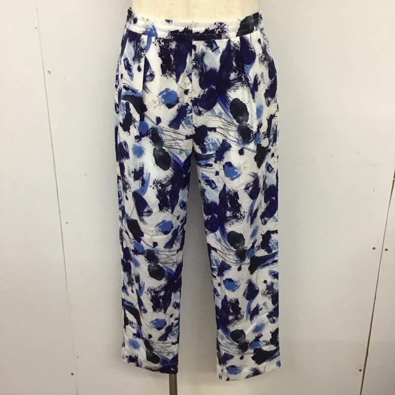 フォーワンセブンバイエディフィス 417 BY EDIFICE パンツ ワークパンツ、ペインターパンツ 21-030-312-3024-2-0 ワイドパンツ カジュアルパンツ ワークパンツ L 総柄 マルチカラー / マルチカラー /  メンズ USED 古着 中古 10112706