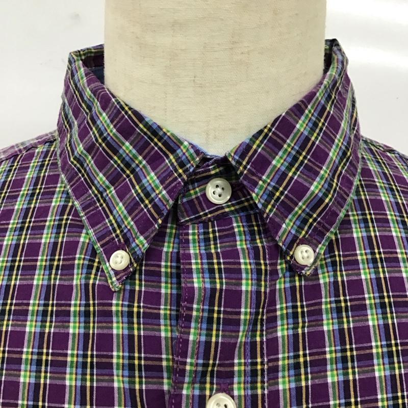 チャップス CHAPS シャツ、ブラウス 長袖 長袖シャツ カラーシャツ ポケットシャツ 長袖カットソー チェックシャツ L チェック マルチカラー / マルチカラー /  メンズ USED 古着 中古 10118280