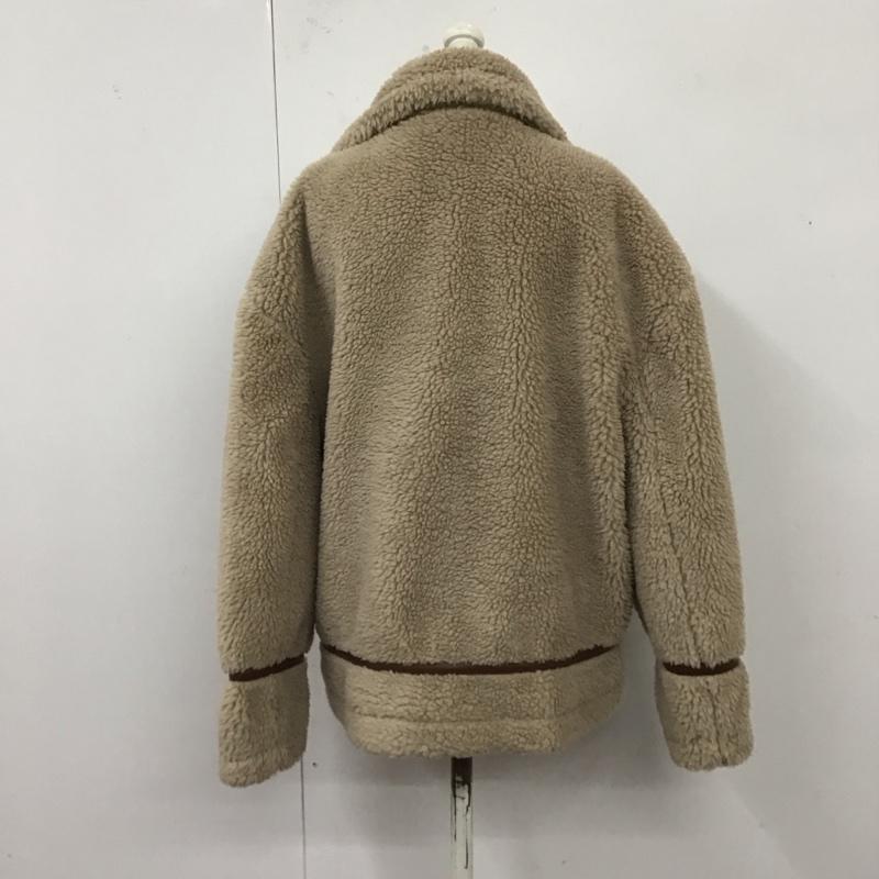 アズールバイマウジー AZUL BY MOUSSY ジャケット、上着 ジャケット、ブレザー 250DAM30-114I BOA B-3 JACKET M 無地 ベージュ / ベージュ /  レディース USED 古着 中古 10121100