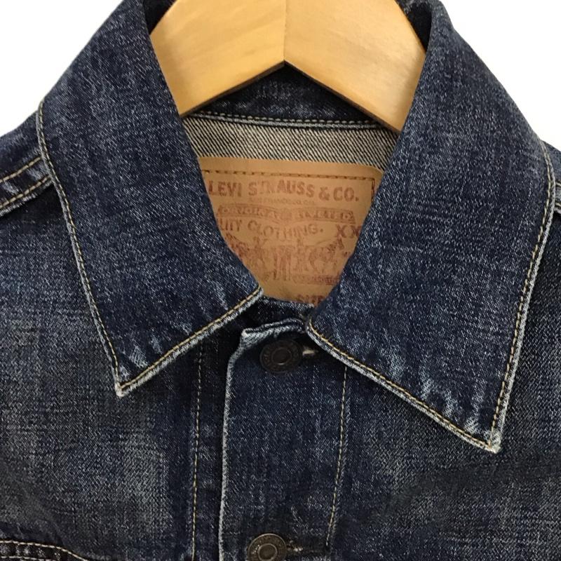 リーバイストラウスアンドコー Levi Strauss & co. ジャケット、上着 ジャケット、ブレザー デニムジャケット カラージャケット 長袖ジャケット ブルゾン 34 ロゴ、文字 インディゴ / インディゴ /  メンズ USED 古着 中古 10118251
