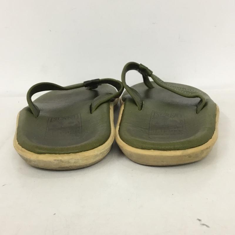 アイランドスリッパ ISLAND SLIPPER サンダル サンダル トングサンダル 無地 緑 / グリーン /  メンズ USED 古着 中古 10138039