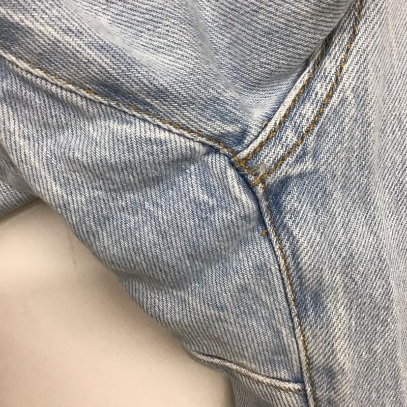 ザラ ZARA パンツ デニム、ジーンズ 34 無地 水色 / ライトブルー /  レディース USED 古着 中古 10139965