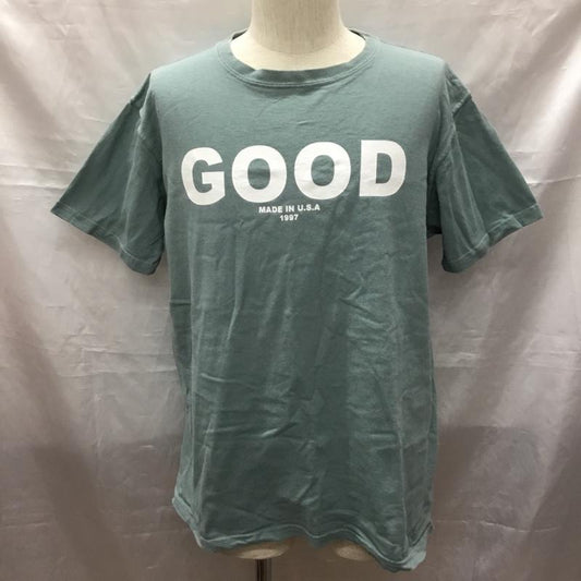 グッドオン Good On Tシャツ 半袖 半袖カットソー プリントTシャツ クルーネックカットソー L プリント 緑 / グリーン /  メンズ USED 古着 中古 10116109
