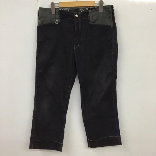 ショット schott パンツ ワークパンツ、ペインターパンツ 七分丈パンツ カジュアルパンツ ワイドパンツ 30インチ 無地 紺 / ネイビー /  メンズ USED 古着 中古 10116434