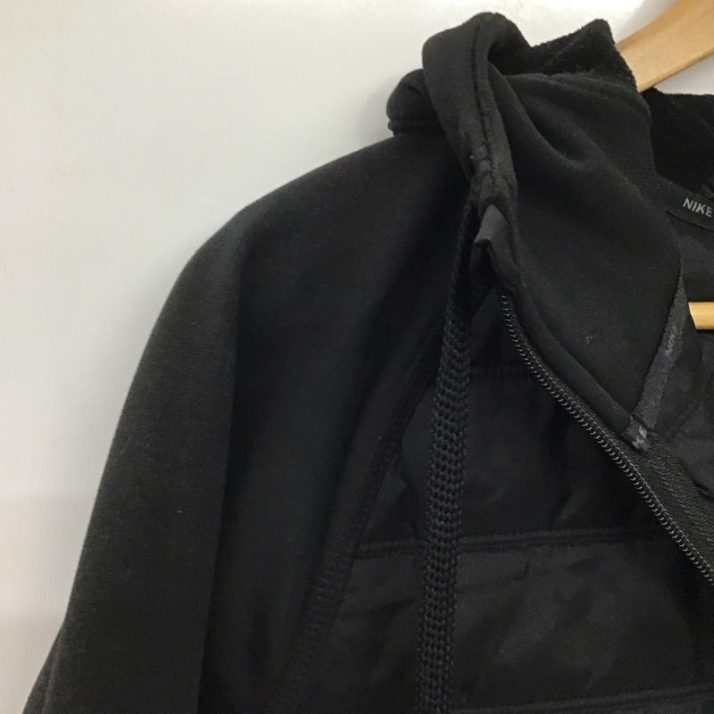 ナイキ NIKE ジャケット、上着 ジャケット、ブレザー bv6299-010 サーマフルジップWNTRZDジャケット アウター XL ロゴ、文字 黒 / ブラック /  メンズ USED 古着 中古 10143113