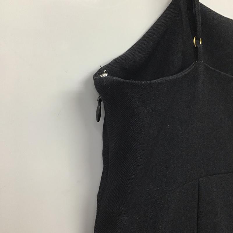 グリーンレーベルリラクシング green label relaxing ワンピース ロングスカート 3626-169-3270 キャミワンピース 前スリット 無地 紺 / ネイビー /  レディース USED 古着 中古 10145932