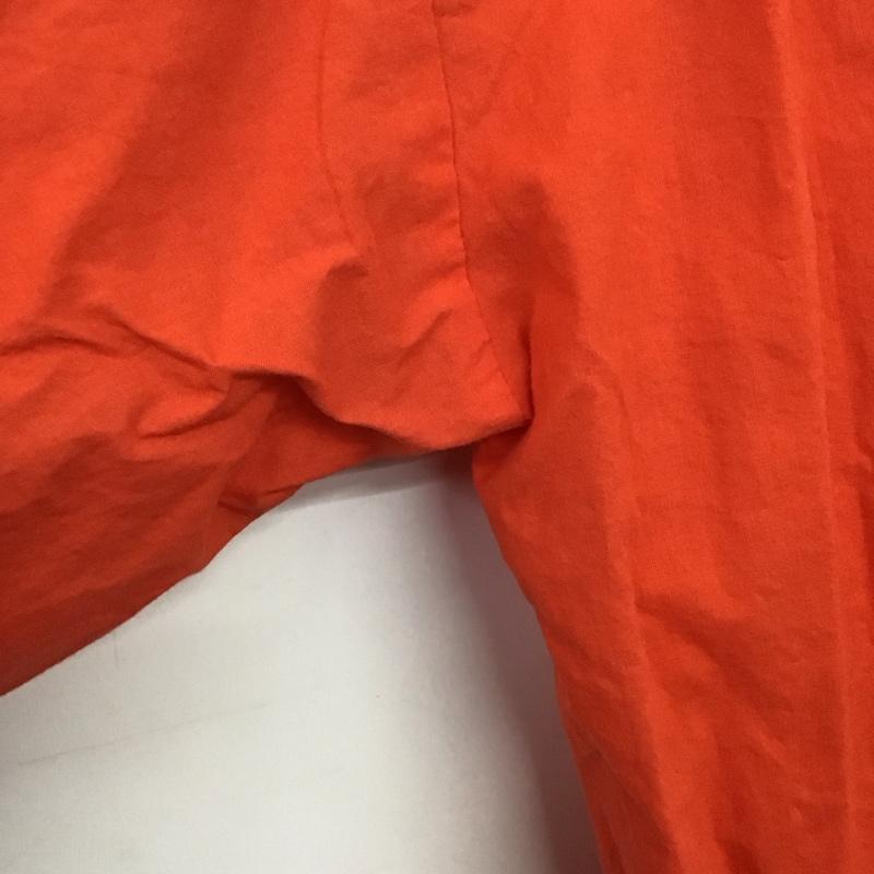 フリークスストア FREAK S STORE ワンピース ロングスカート 222-3186 ピンタック バンドカラー シャツワンピース FREE 無地 橙 / オレンジ /  レディース USED 古着 中古 10142258