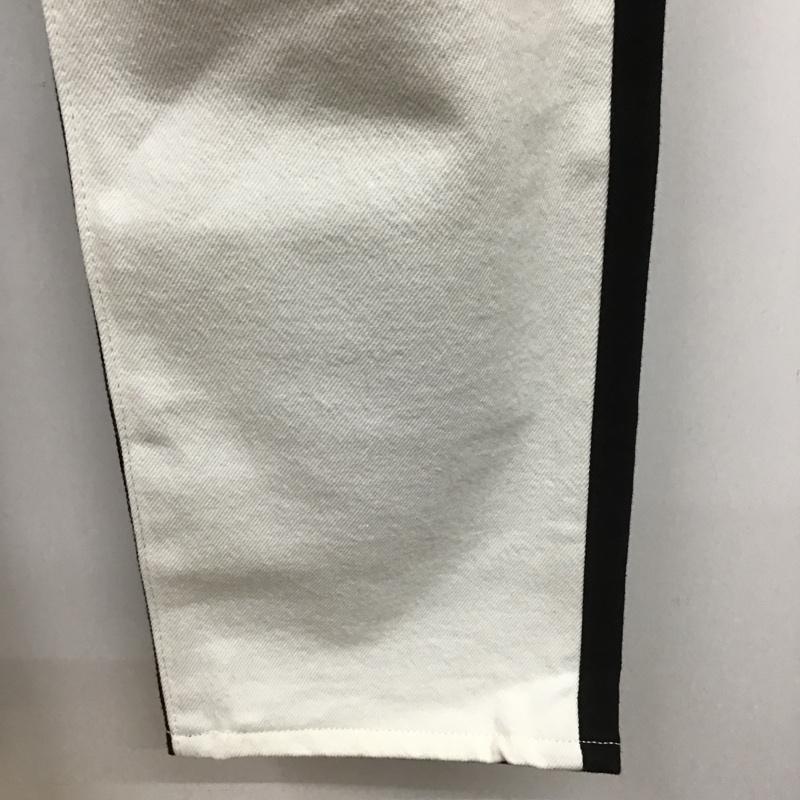 リーバイストラウスアンドコー Levi Strauss & co. パンツ デニム、ジーンズ デニムパンツ ワイドパンツ カジュアルジーンズ バイカラー 31インチ 無地 白 / ホワイト / X 黒 / ブラック /  メンズ USED 古着 中古 10105839