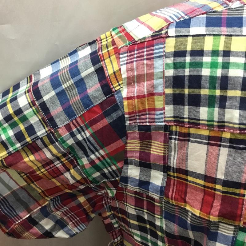 ブルックスブラザーズ BROOKS BROTHERS シャツ、ブラウス 半袖 ボタンダウン M チェック マルチカラー / マルチカラー /  メンズ USED 古着 中古 10111587