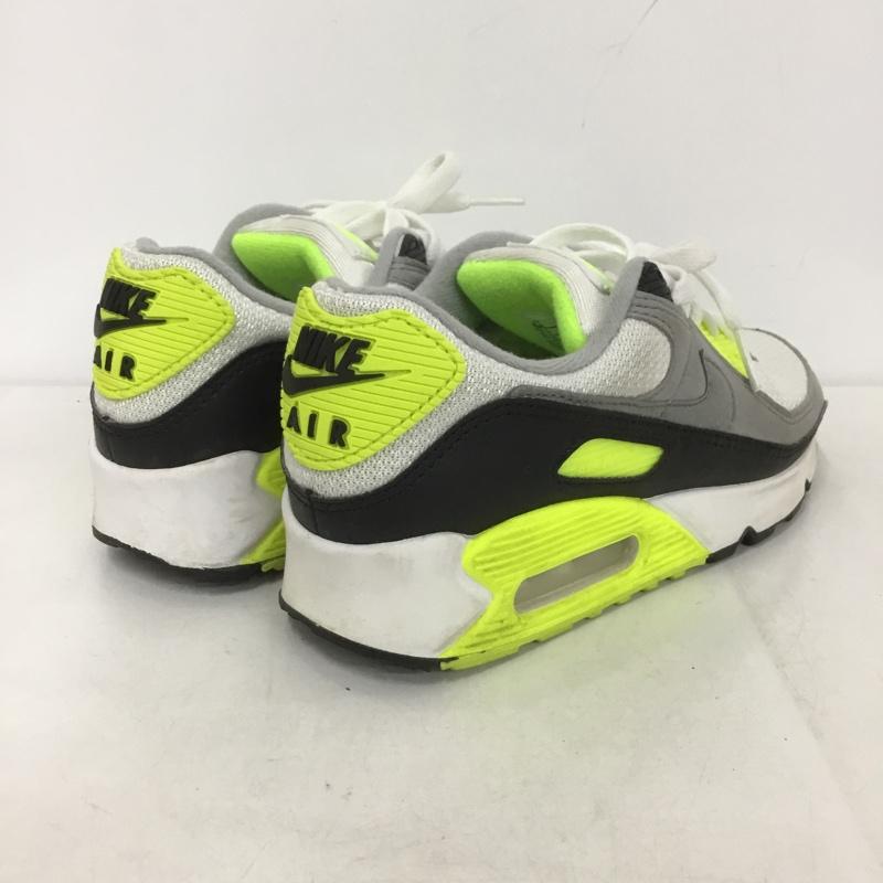 ナイキ NIKE スニーカー スニーカー CD0490-101 WMNS AIR MAX 90 22.5cm 22.5cm ロゴ、文字 白 / ホワイト / X 灰 / グレー / X 黒 / ブラック / X 黄 / イエロー /  レディース USED 古着 中古 10141547