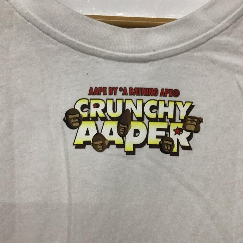 エーエイプバイアベイシングエイプ AAPE BY A BATHING APE タンクトップ タンクトップ タンクトップ ノースリーブカットソー クルーネック L プリント 白 / ホワイト /  メンズ USED 古着 中古 10141937