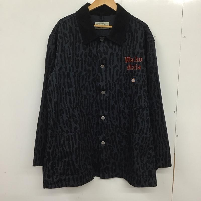 ワコマリア WACKO MARIA ジャケット、上着 ジャケット、ブレザー dickies-wm-bl05 DICKIESLEOPARDCOVERALL アウター コラボ L プリント 紺 / ネイビー /  メンズ USED 古着 中古 10139274