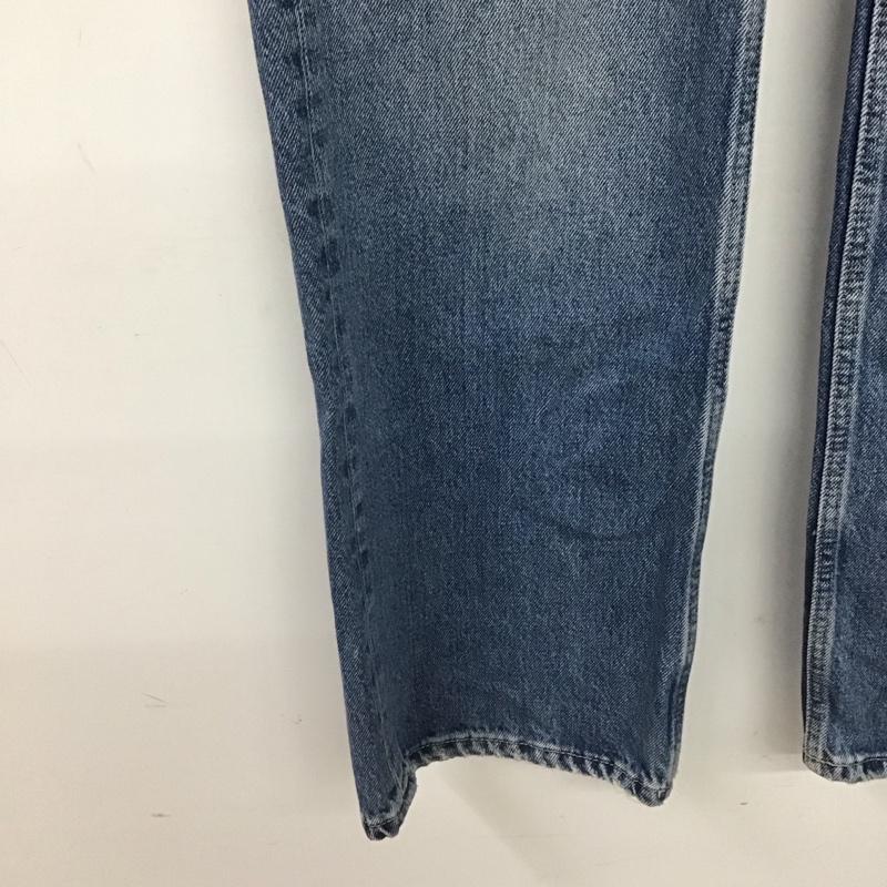 ザラ ZARA パンツ デニム、ジーンズ デニムパンツ ワイドパンツ カジュアルパンツ 40インチ 無地 インディゴ / インディゴ /  メンズ USED 古着 中古 10148530