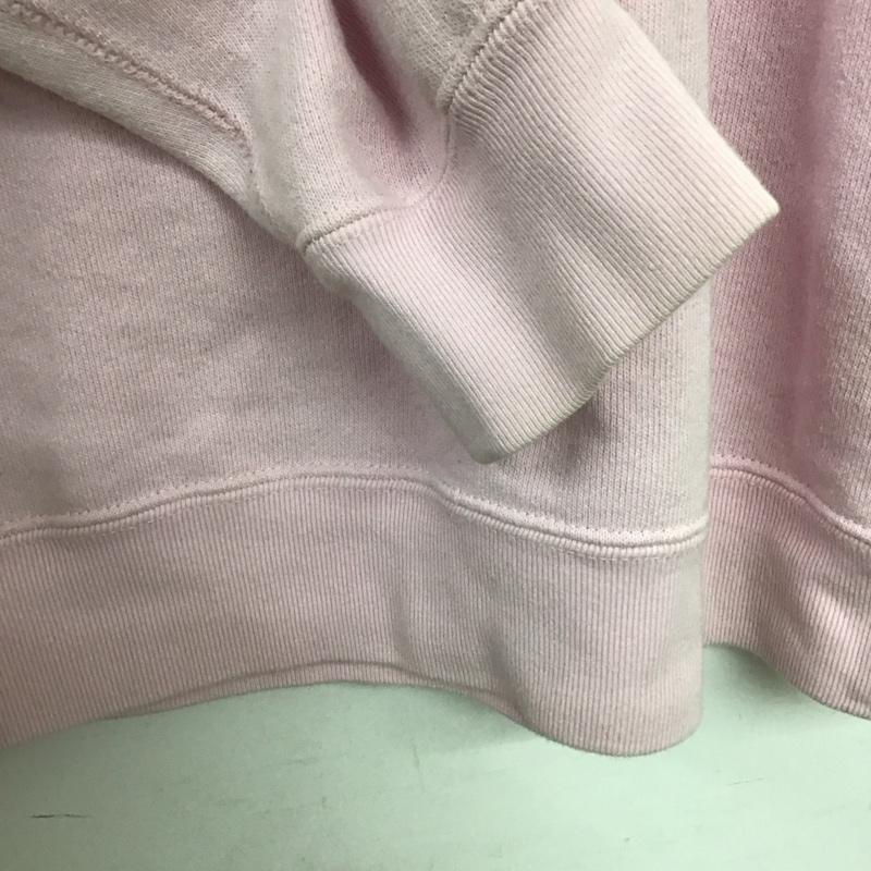 アベイシングエイプ A BATHING APE トレーナー 長袖 スウェット 裏起毛 BABY MILO S キャラクター 桃 / ピンク /  レディース USED 古着 中古 10146407
