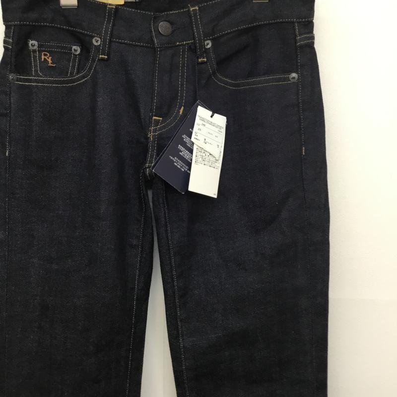 ローレンラルフローレン LAUREN RALPH LAUREN パンツ デニム、ジーンズ 26インチ ロゴ、文字 インディゴ / インディゴ /  レディース USED 古着 中古 10134151