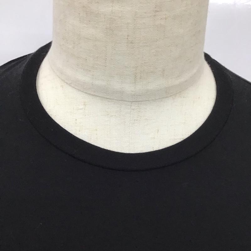 アルマーニジーンズ ARMANI JEANS Tシャツ 半袖 半袖カットソー プリントTシャツ クルーネックカットソー S プリント 黒 / ブラック /  メンズ USED 古着 中古 10113740