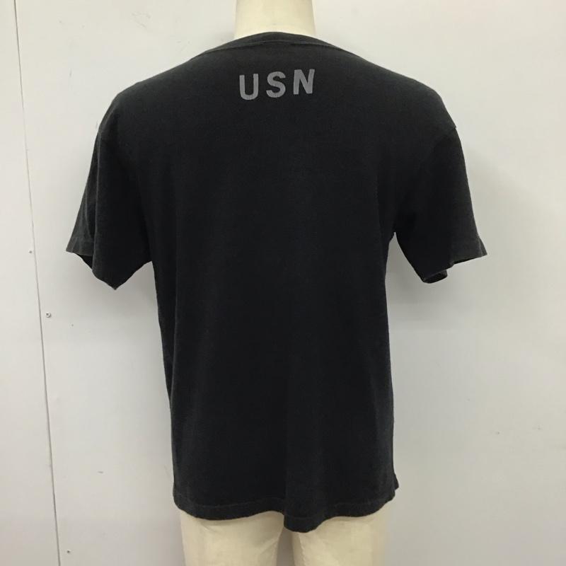 リアルマッコイ REAL McCOY Tシャツ 半袖 半袖 L プリント 黒 / ブラック /  メンズ USED 古着 中古 10113147
