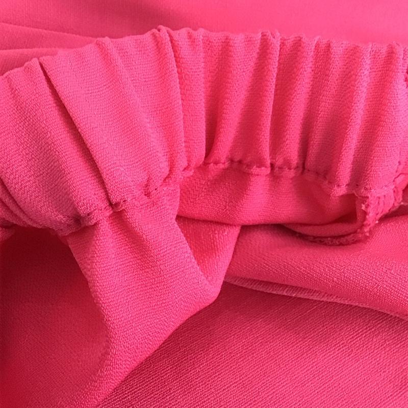 フリークスストア FREAK S STORE パンツ スラックス 222-3447 リネンライクセンタープレスイージーパンツ ワイドパンツ スラックスパンツ FREE 無地 桃 / ピンク /  レディース USED 古着 中古 10106611