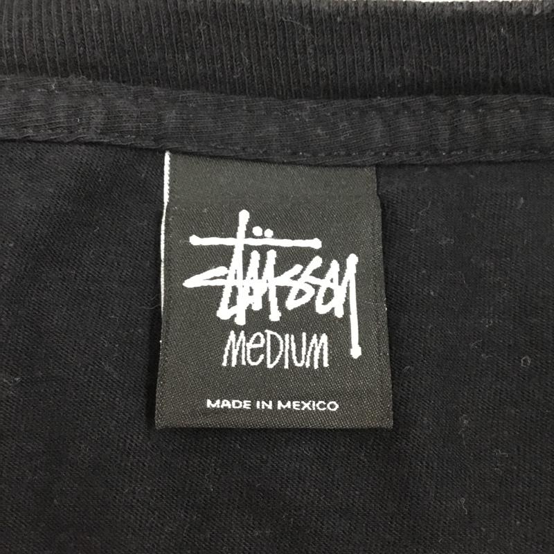 ステューシー STUSSY Tシャツ 半袖 M プリント 黒 / ブラック /  メンズ USED 古着 中古 10108767