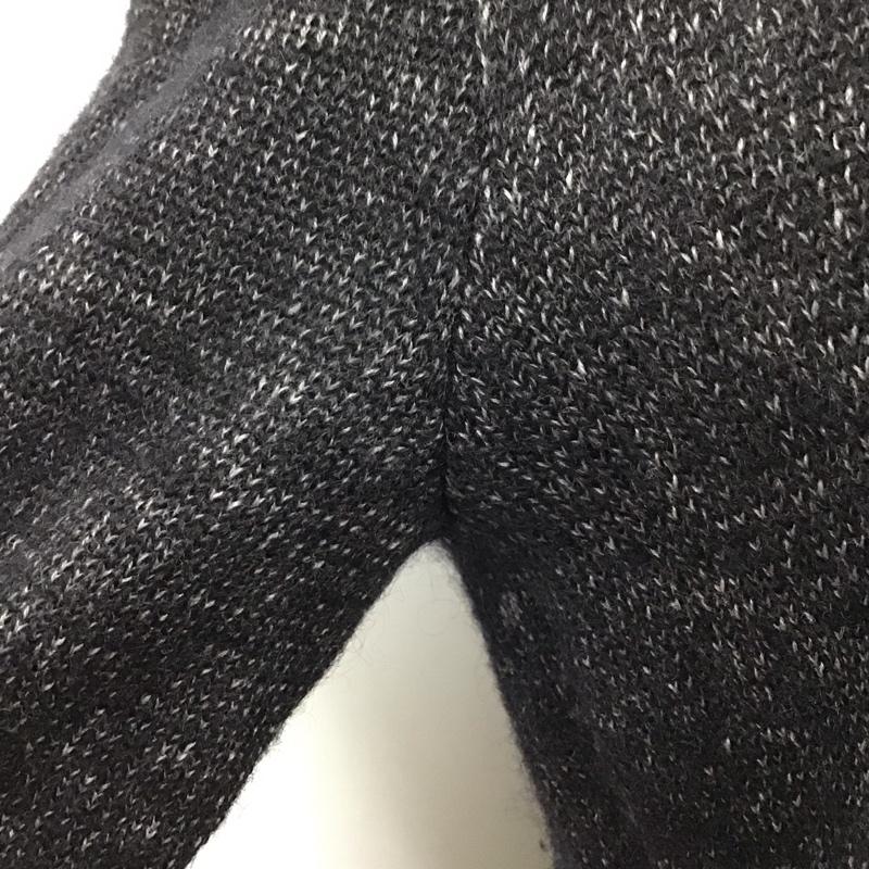 エムエムシックス MM6 ワンピース ひざ丈スカート S32CT0329 ニットワンピース 長袖 XS 無地 黒 / ブラック /  レディース USED 古着 中古 10120063