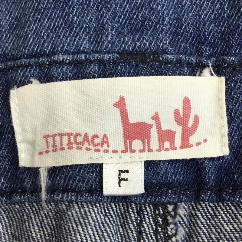 チチカカ TITICACA サロペット・オーバーオール サロペット、オーバーオール FREE ワンポイント 青 / ブルー /  レディース USED 古着 中古 10134145