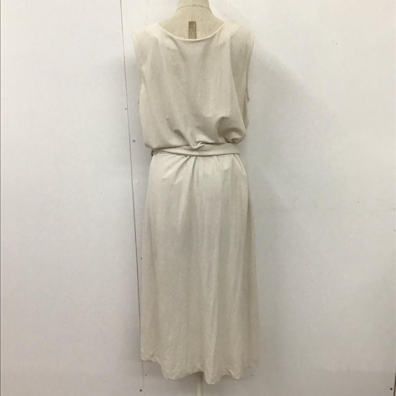 サニーレーベル Sonny Label ワンピース ロングスカート LA95-26K037 ノースリーブ 前開き FREE 無地 アイボリー / アイボリー /  レディース USED 古着 中古 10116466