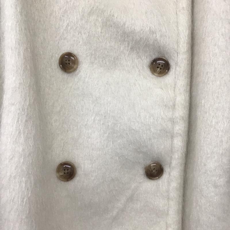 エヘカソポ ehka sopo コート コート一般 ショートコート アウター カジュアルジャケット FREE 無地 アイボリー / アイボリー /  レディース USED 古着 中古 10145456