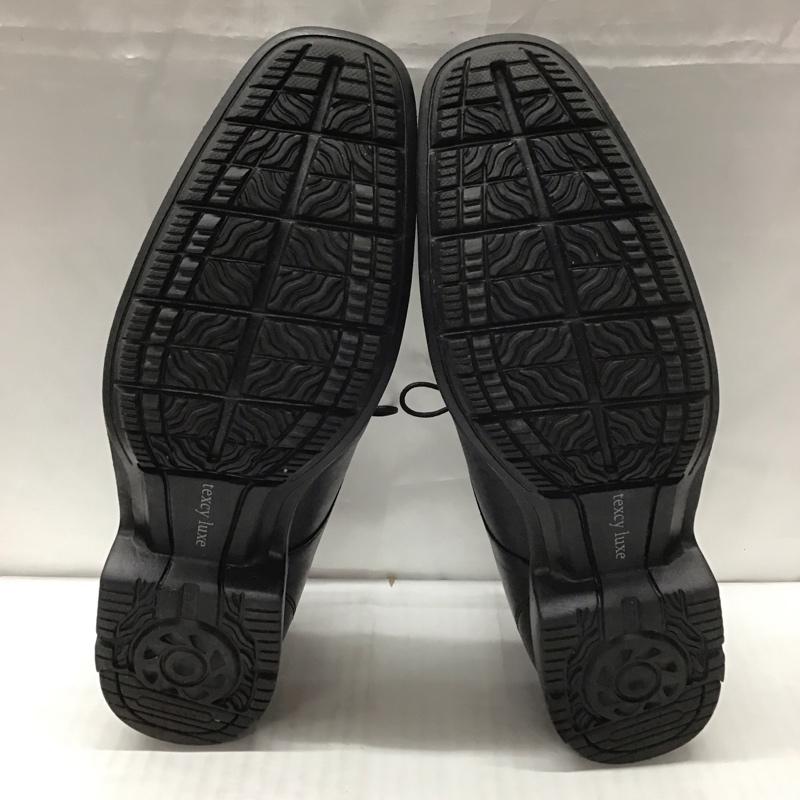 アシックス ASICS 革靴 革靴 TU-7768 texcy luxe プレーントゥ 箱有 26cm 26.0cm 無地 黒 / ブラック /  メンズ USED 古着 中古 10111755