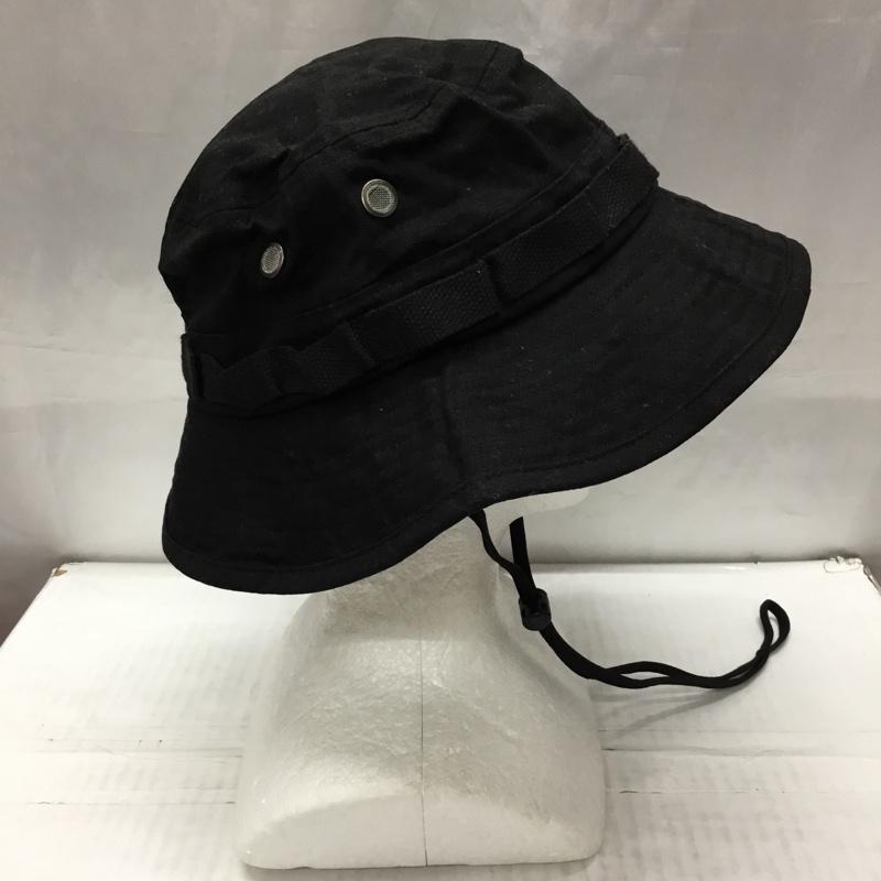 グッドスピード GOOD SPEED 帽子 ハット サファリハット ワンポイント 黒 / ブラック /  メンズ USED 古着 中古 10113967