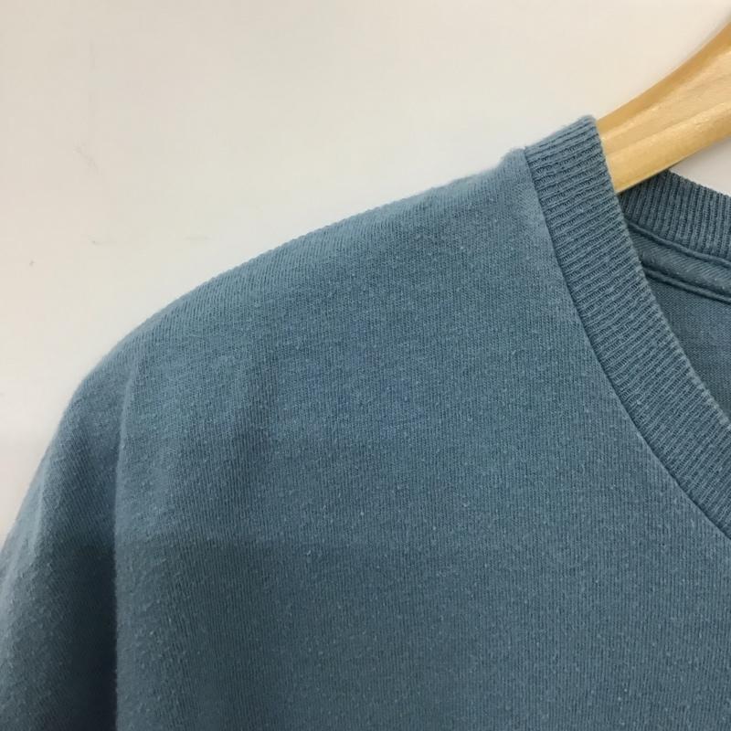 エクストララージ XLARGE Tシャツ 半袖 半袖カットソー プリントTシャツ クルーネックカットソー L プリント 水色 / ライトブルー /  メンズ USED 古着 中古 10132563