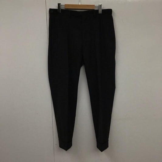 ビームス BEAMS パンツ スラックス スラックスパンツ ワイドパンツ センタータックパンツ L 無地 灰 / グレー /  メンズ USED 古着 中古 10131483