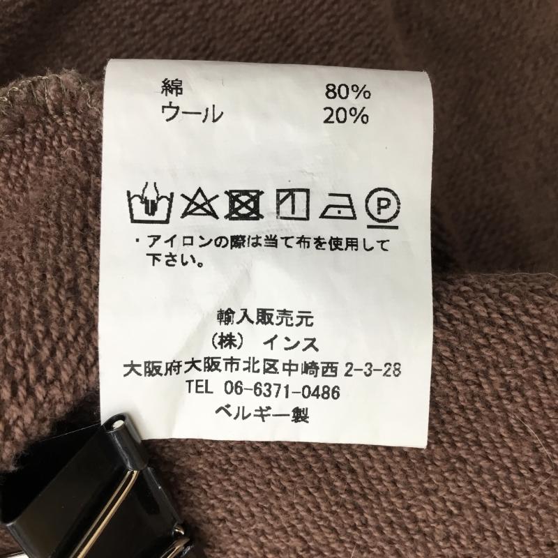 ＵＳフルギ US古着 トレーナー 長袖 o project M 無地 ダークブラウン / ダークブラウン /  メンズ USED 古着 中古 10138258