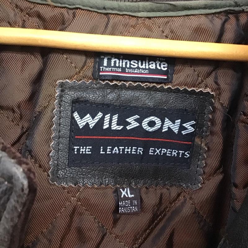 古着 USED ジャケット、上着 ジャケット、ブレザー ジップアップレザージャケット アウター 古着 XL 無地 茶 / ブラウン /  メンズ USED 古着 中古 10143481