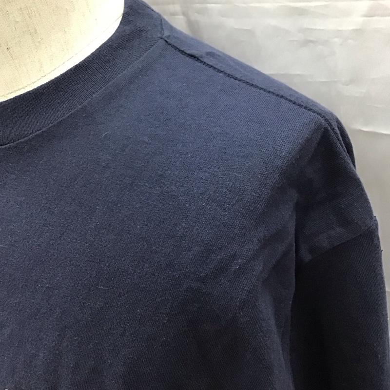 カンゴール KANGOL Tシャツ 半袖 7525-600-0053 NM KANGOL PKT TEE coen別注 L ワンポイント 紺 / ネイビー /  メンズ USED 古着 中古 10117049