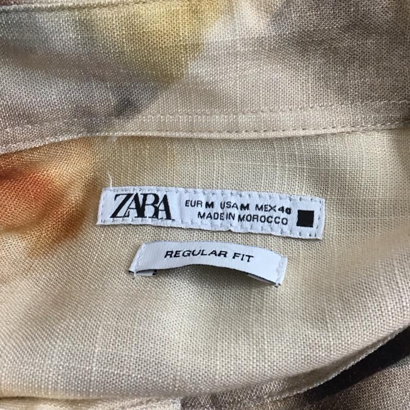 ザラ ZARA シャツ、ブラウス 長袖 4381 869 711 M 総柄 マルチカラー / マルチカラー /  メンズ USED 古着 中古 10109660
