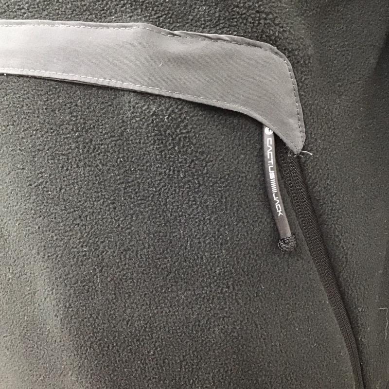 ナイキ NIKE カットソー 長袖 dm1284-010 クォータージップL/Sトップ フリースプルオーバー S ロゴ、文字 黒 / ブラック /  メンズ USED 古着 中古 10120051