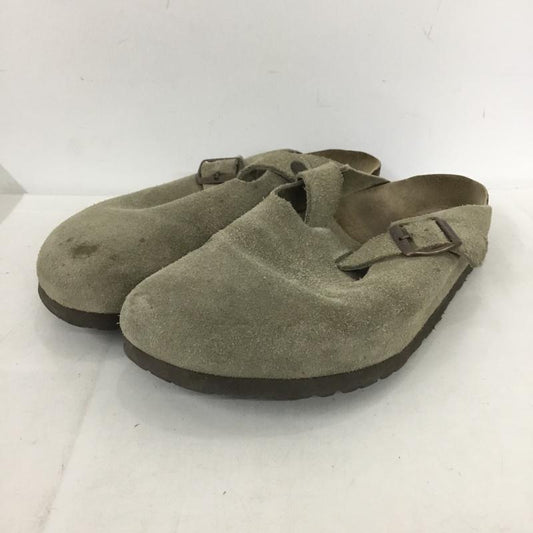 ビルケンシュトック BIRKENSTOCK サンダル サンダル BOSTON スエード 41 サボ 無地 ベージュ / ベージュ /  メンズ USED 古着 中古 10137851