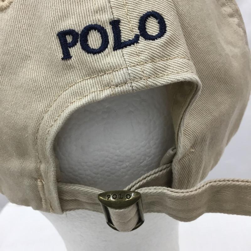 ポロラルフローレン POLO RALPH LAUREN 帽子 キャップ コットン ワンポイント ベージュ / ベージュ /  メンズ USED 古着 中古 10105736