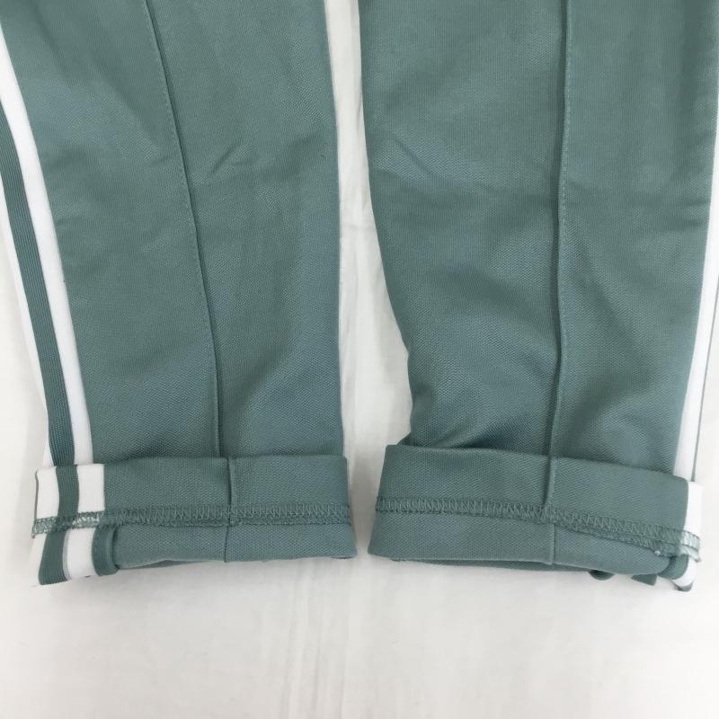 アディダス adidas パンツ チノパン DV1519 トラックパンツ XS ストライプ X ロゴ、文字 薄緑 / ライトグリーン /  レディース USED 古着 中古 10133481